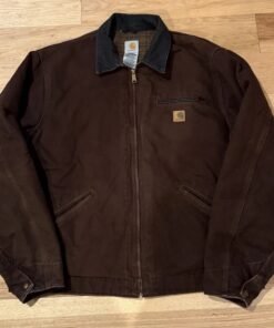Vintage Dark Brown Carhartt Detroit Jacket Size Xl. IN PERFECT CONDITION