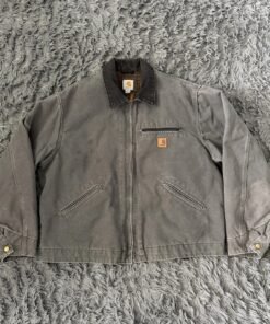 Vintage Carhartt Detroit Jacket J97 GVL Size XL Workwear Streetwear Faded