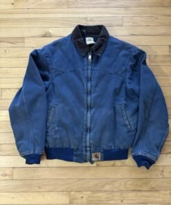 Vintage Carhartt Quilted Santa Fe Jacket “Blue” J14 BLU Men’s Medium Rare